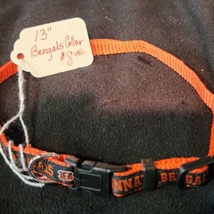 Orange Bengals Pet Collar